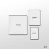 PACK DE 3 CADRE EN BOIS