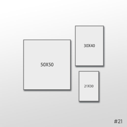 PACK DE 3 CADRE EN BOIS