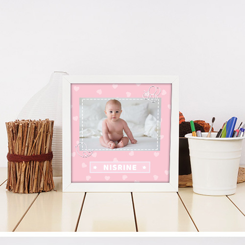 CADRE PHOTO BLANC bébé