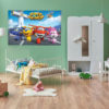 Poster, stcker affiche SUPER WINGS pour les heros